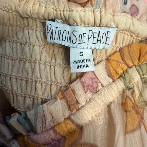 Patrons of Peace Floral Maxi Dress in Pink and Orange - Picture 4 of 5